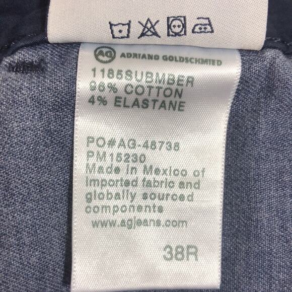 AG Adriano Goldschmied The Griffin Relaxed Navy Shorts 38 EUC - Picture 7 of 8